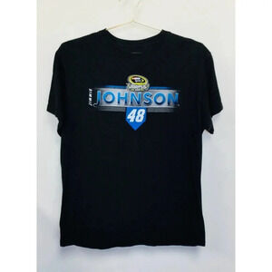 Vintage‎ NASCAR Lowe’s Men's Unbranded T-Shirt L Black Blue